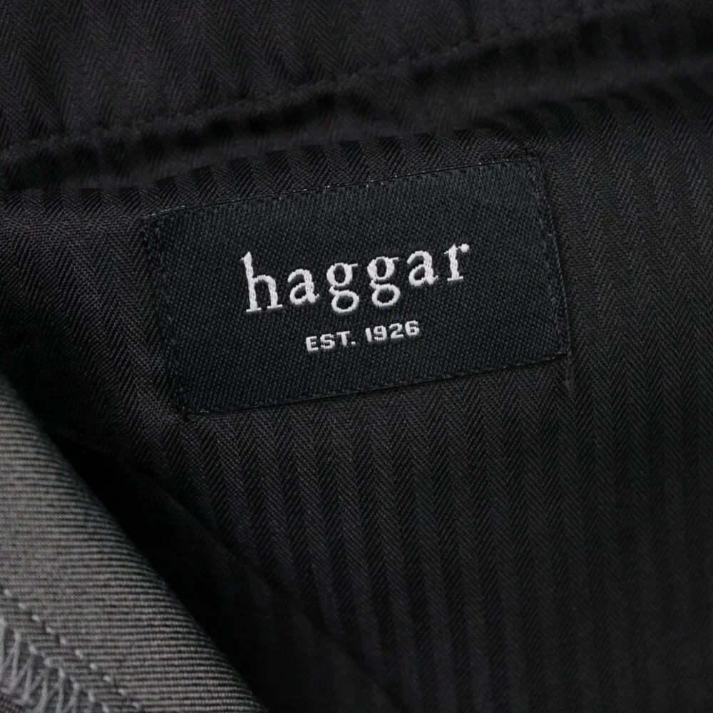 Haggar‎ Pants NWT Mens 36x34 Gray Cool 18 Classic Fit Flat Front Non-Iron Flex